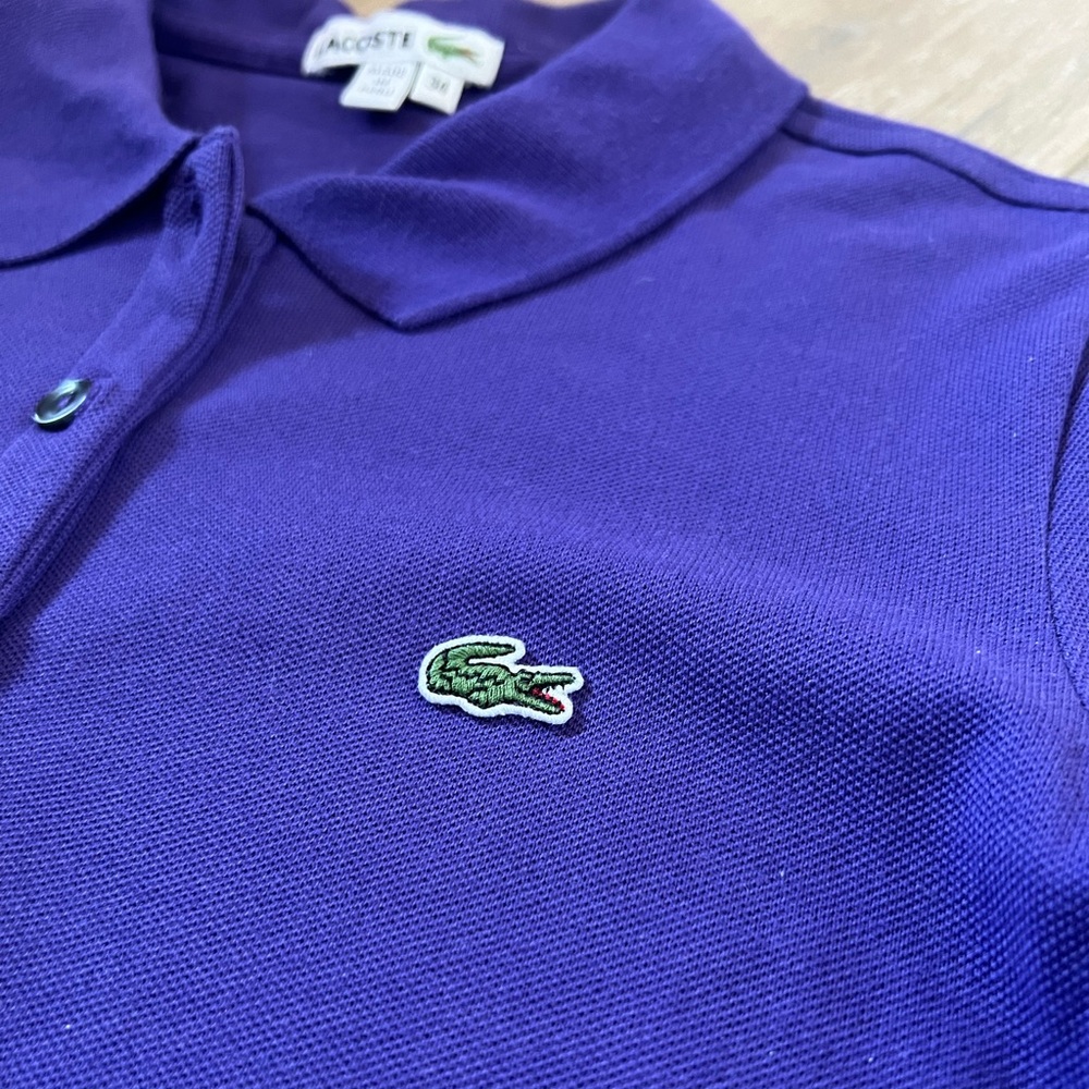 LACOSTE Woman's Slim Fit Stretch Mini Pique *EUC